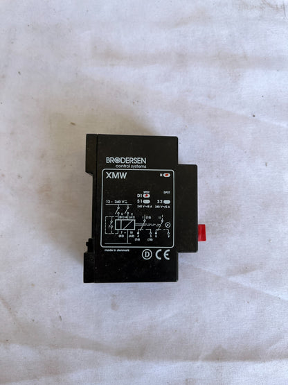 Brodersen UNIC XMW Timer Relay 12-240V AC/DC Multi Function New Spare Unit