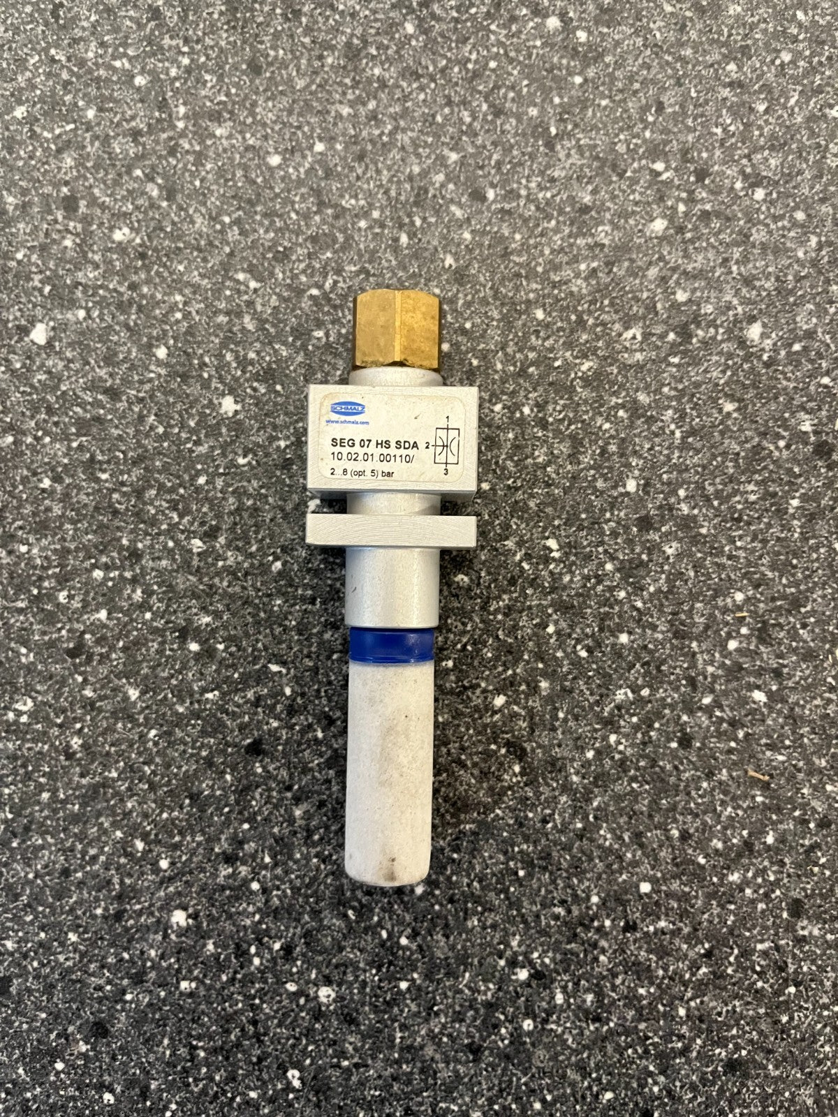 Schmalz SEG 07 HS-S SDA Vacuum Ejector with Silencer - Used Condition