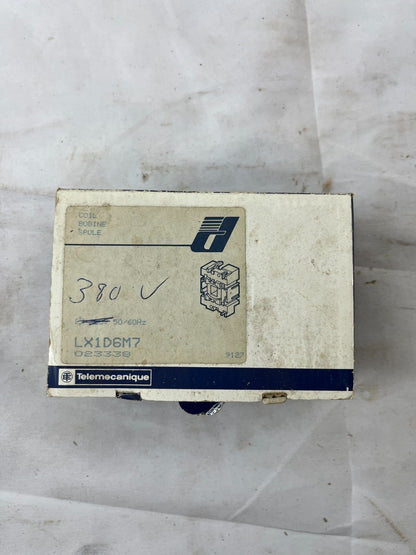 Telemecanique LX1D6M7 Contactor Coil 380V 50/60Hz LC1D Series New NOS