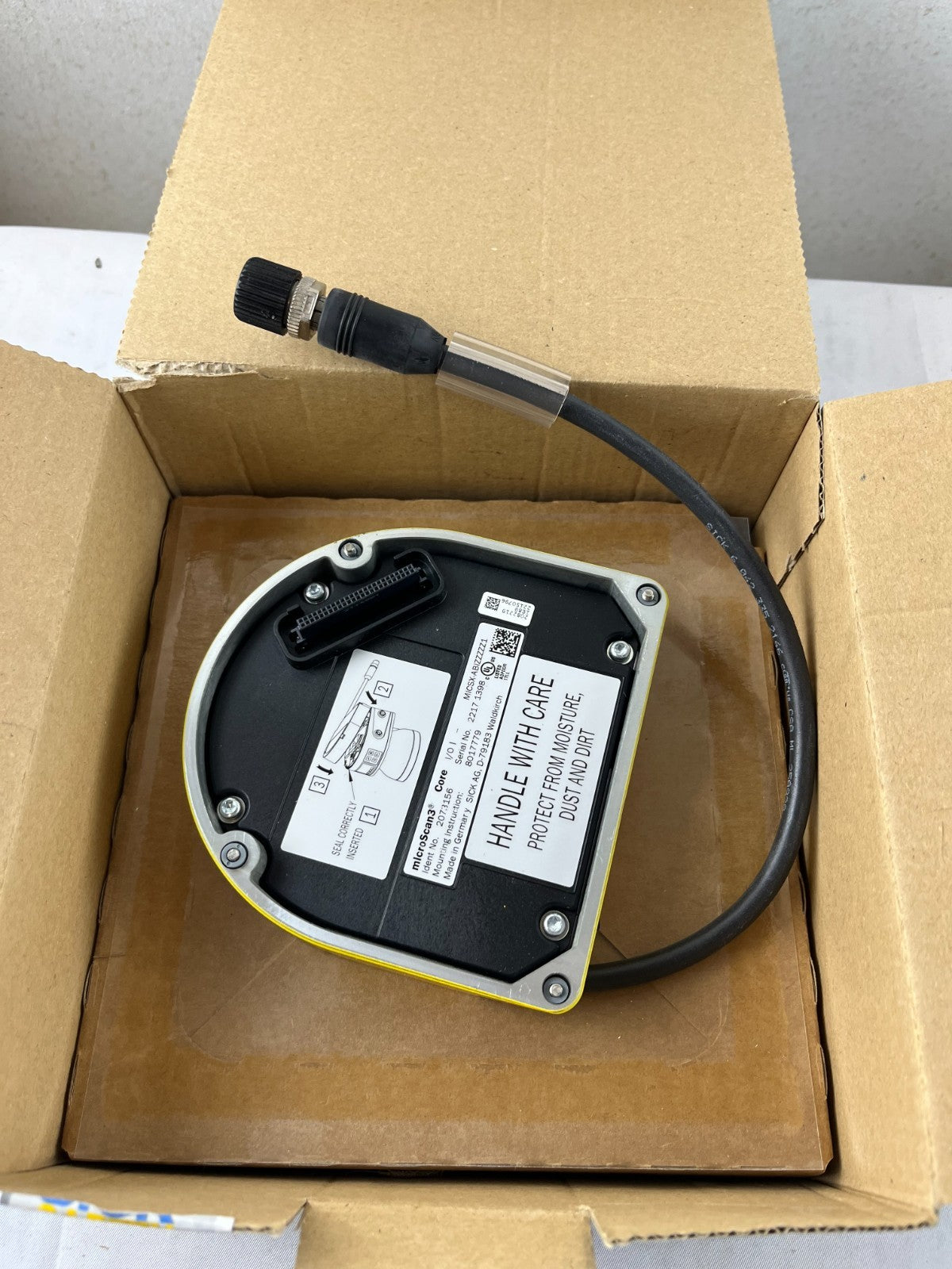 SICK microScan3 Core Safety Laser Scanner MICSX-ABIZZZZZ1 I/O M12 New in Box