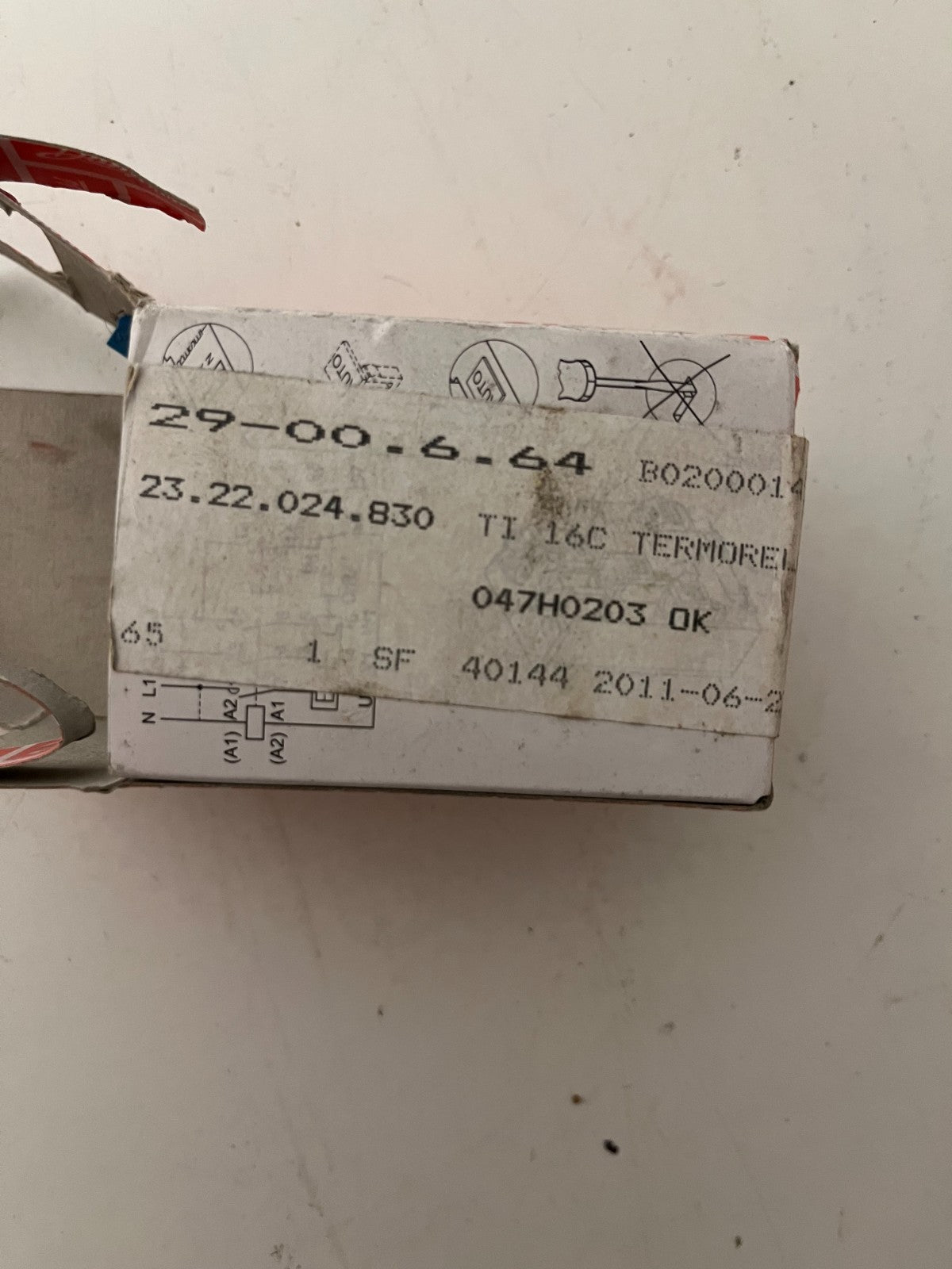 Danfoss Overload Relay TI16C 047H0203 DOL 0.4-0.62A New in Box Genuine 1 pcs