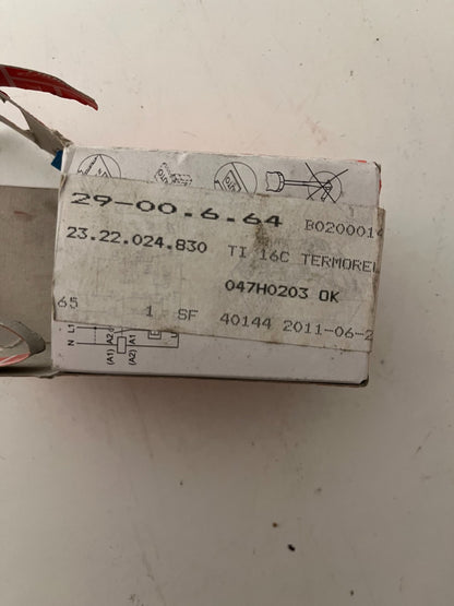 Danfoss Overload Relay TI16C 047H0203 DOL 0.4-0.62A New in Box Genuine 1 pcs