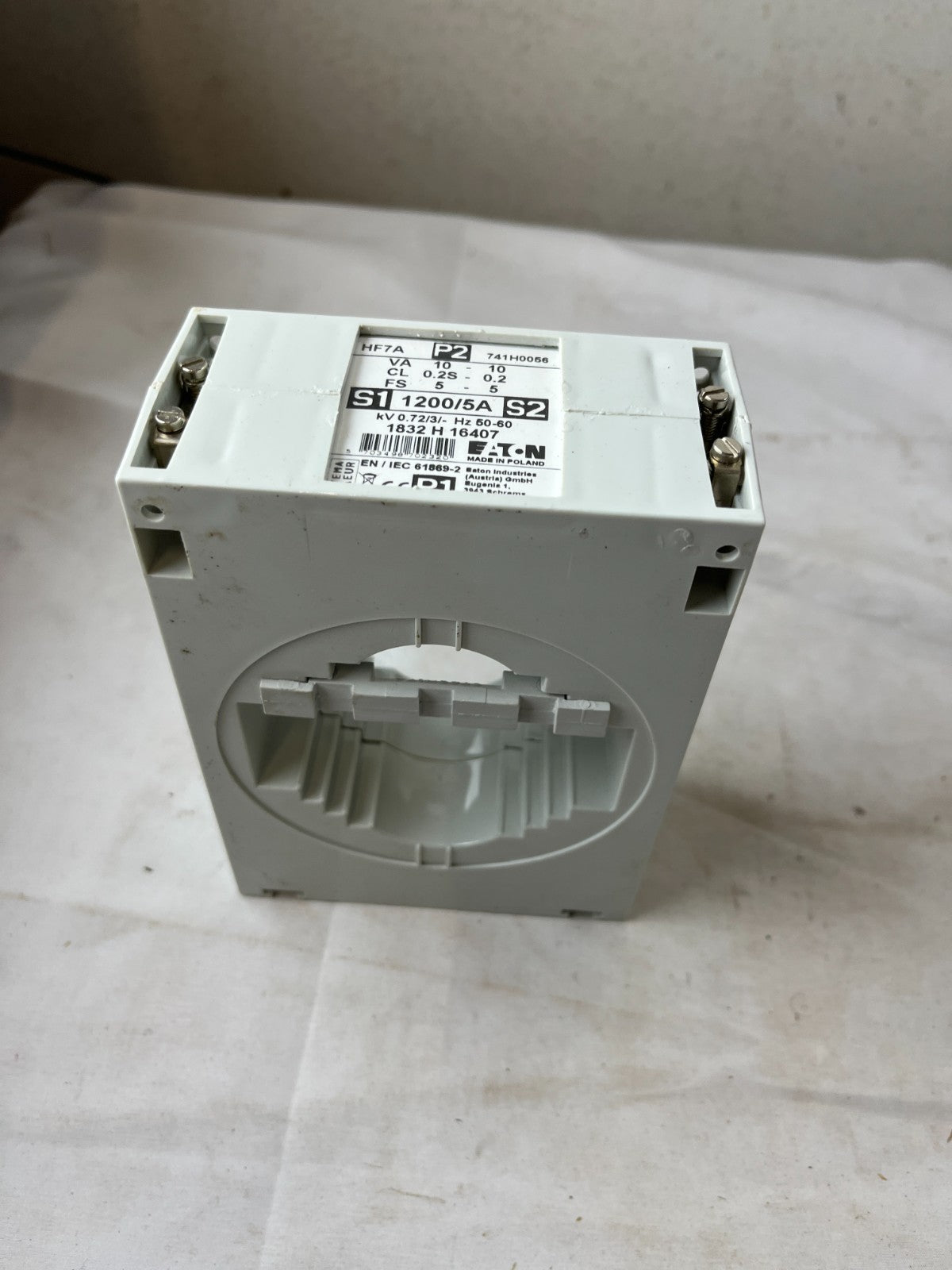 Eaton HF7A P2 741H0056 Current Transformer 1200/5A Class 0.2S New Spare Unit