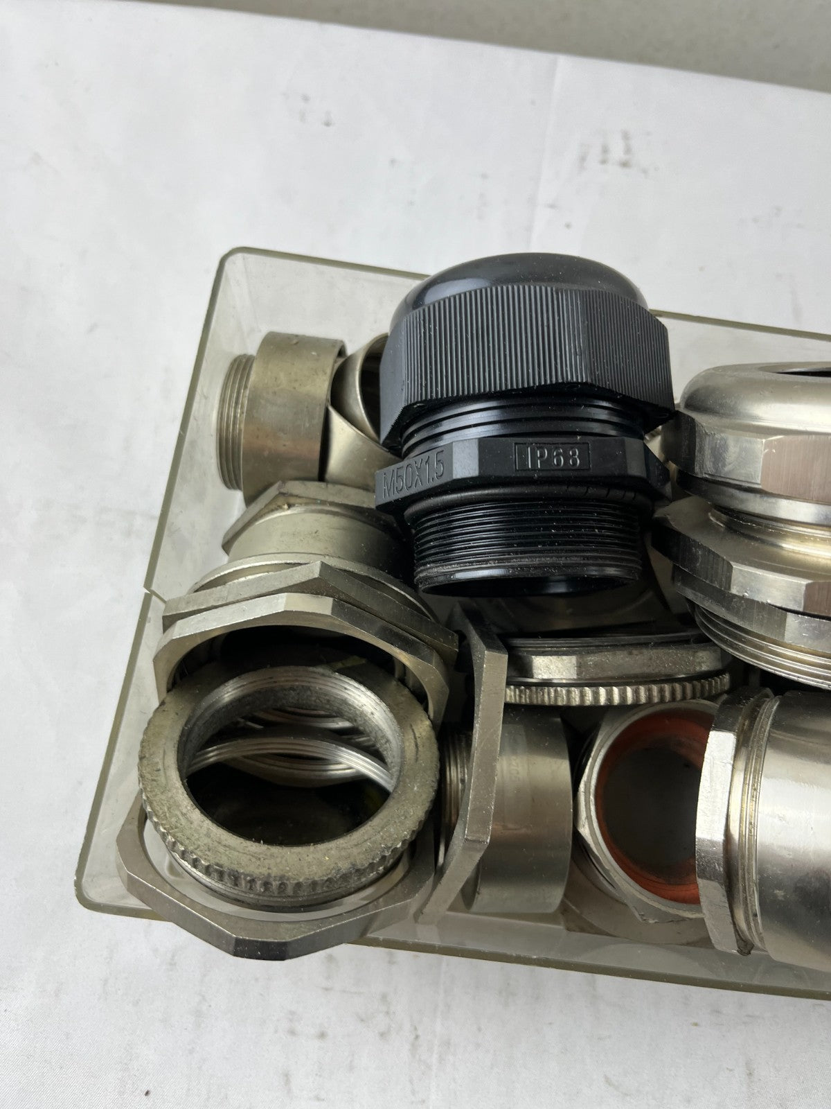 Stainless Steel Sensor Bulkhead Fittings M50 IP68 Bundle Used Spare Parts