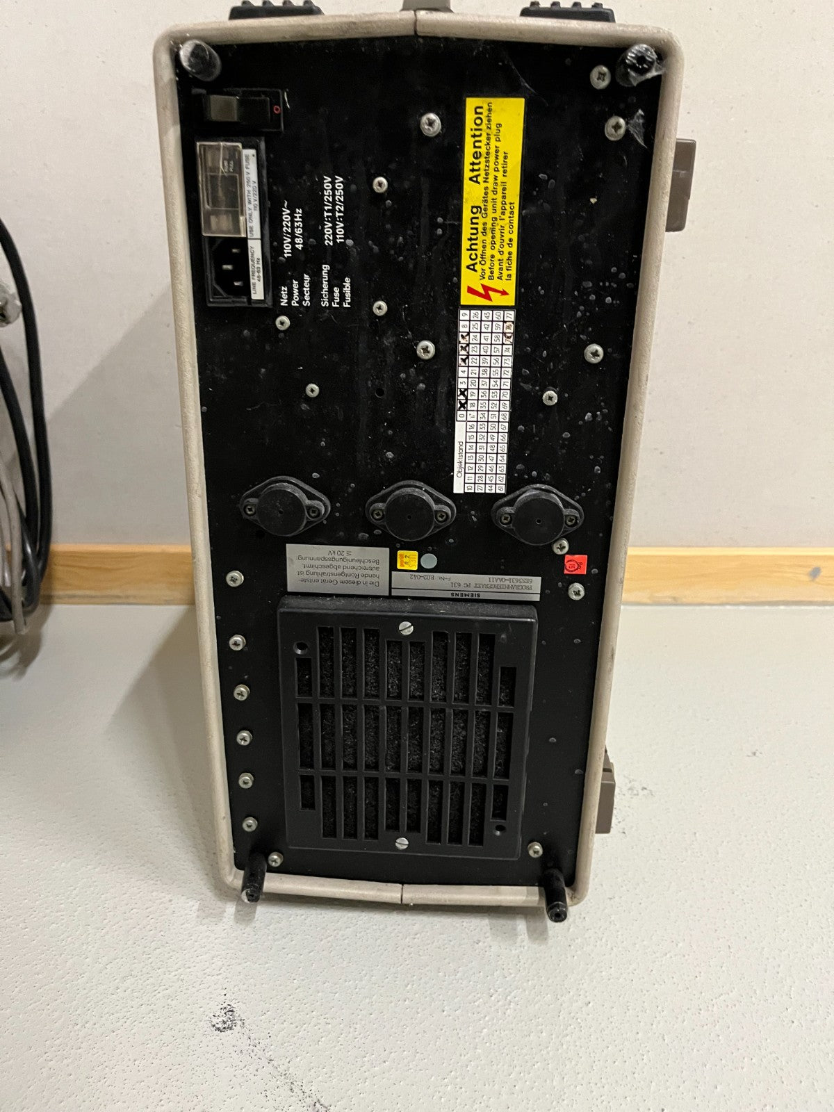 Siemens SIMATIC S5 PG631 Programming Unit, Vintage PLC Programmer Untested