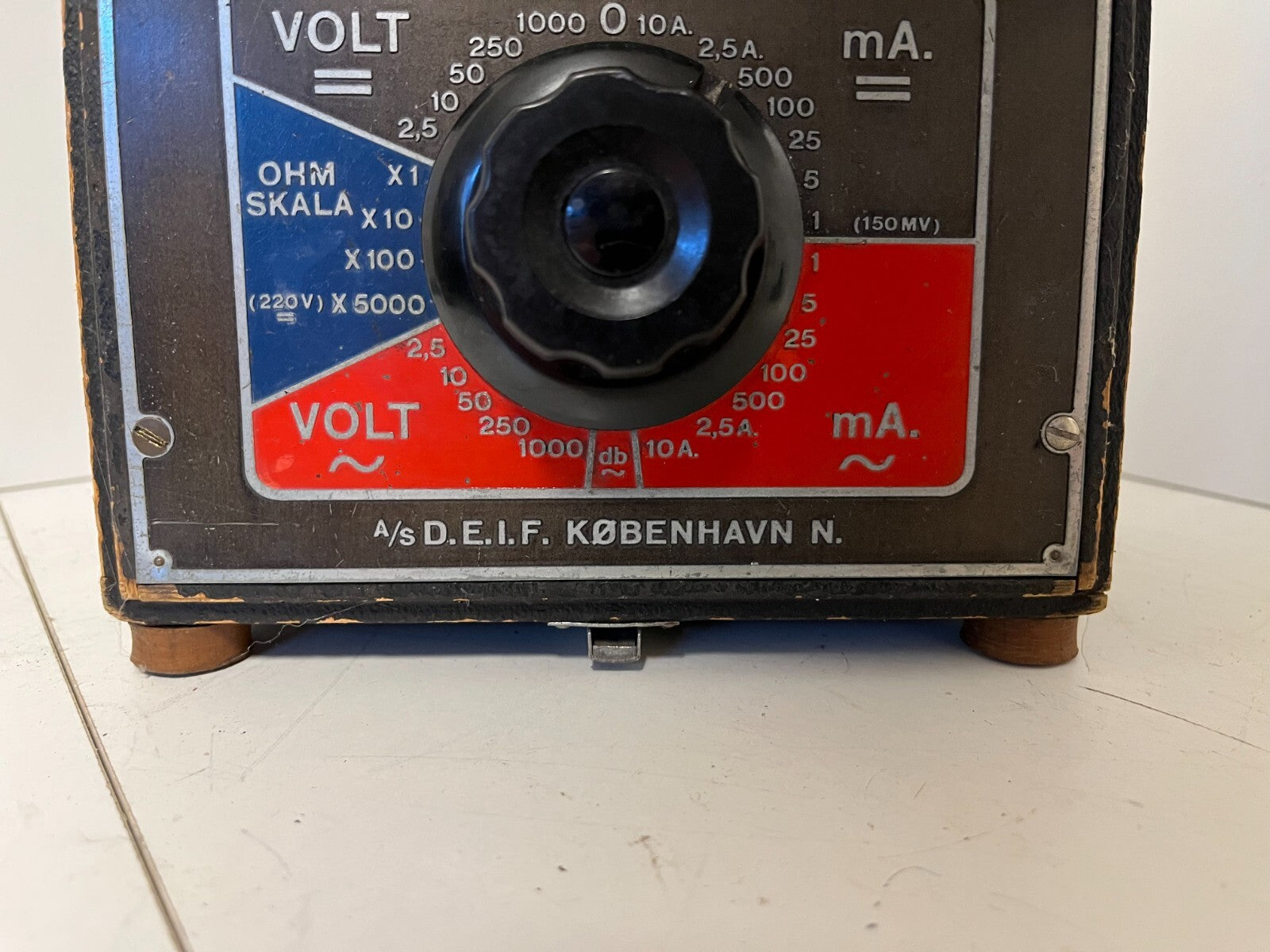 Vintage DEIF Elektrometer 30 Multimeter Voltmeter Ohmmeter - Untested, As-Is