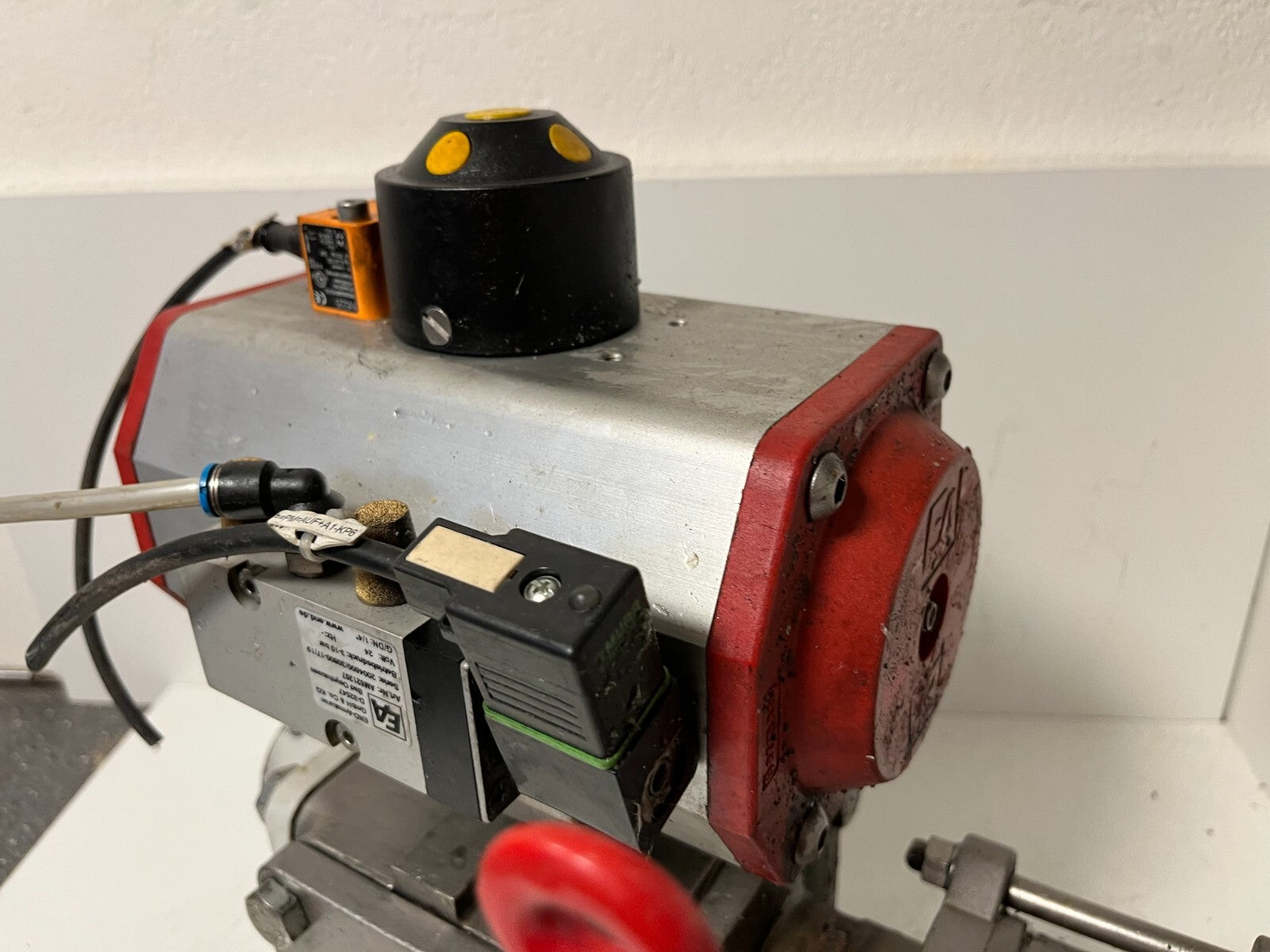END-Armaturen ZD311567 DN50 Ball Valve Pneumatic Actuator Airtec Solenoid Used