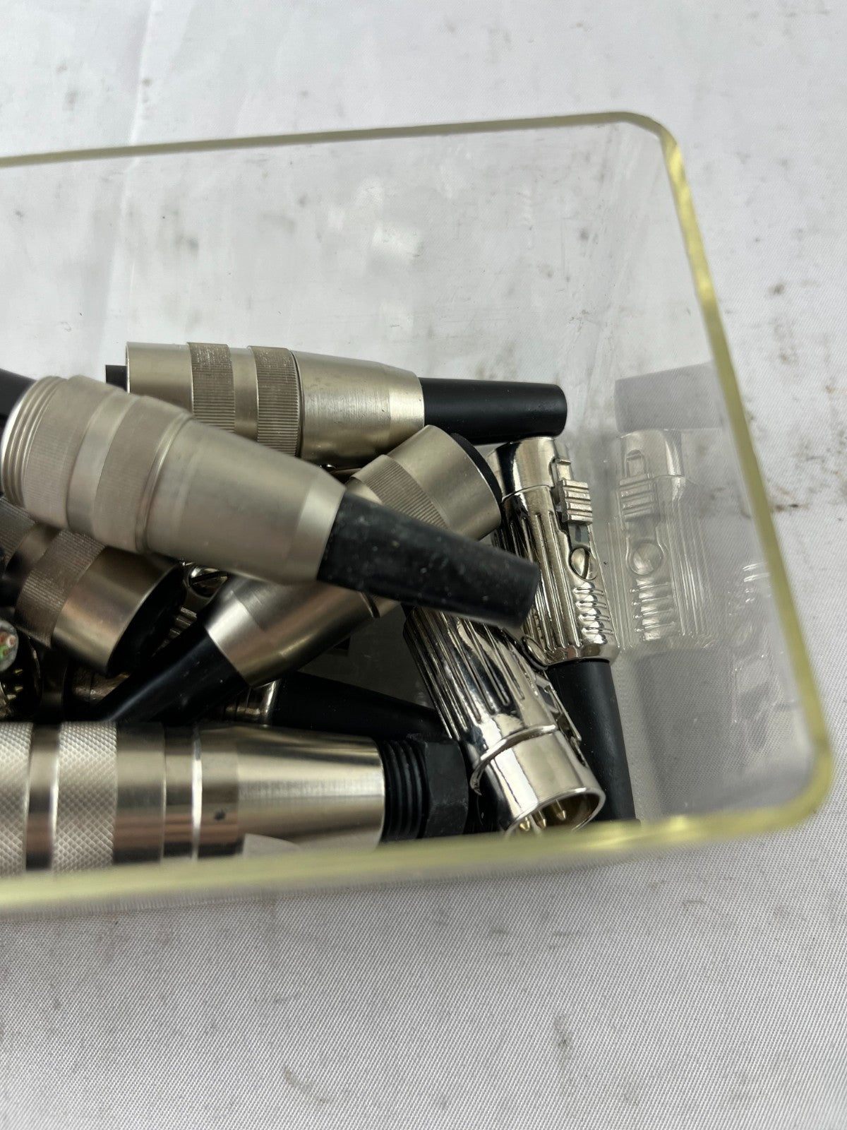 Industrial Circular Metal Connectors Male Female Bundle Used Spare Parts
