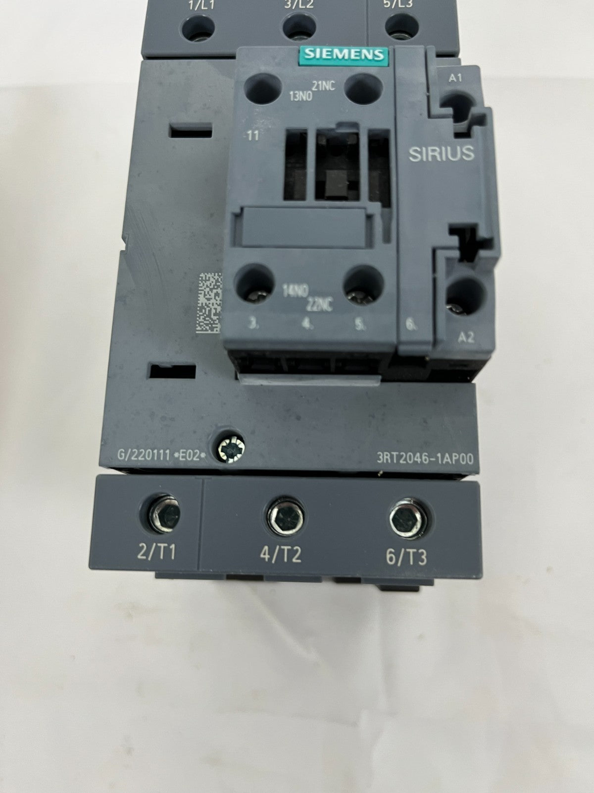 Siemens 3RT2046-1AP00 SIRIUS Power Contactor 3-Pole 95A 45kW 230V AC New in Box