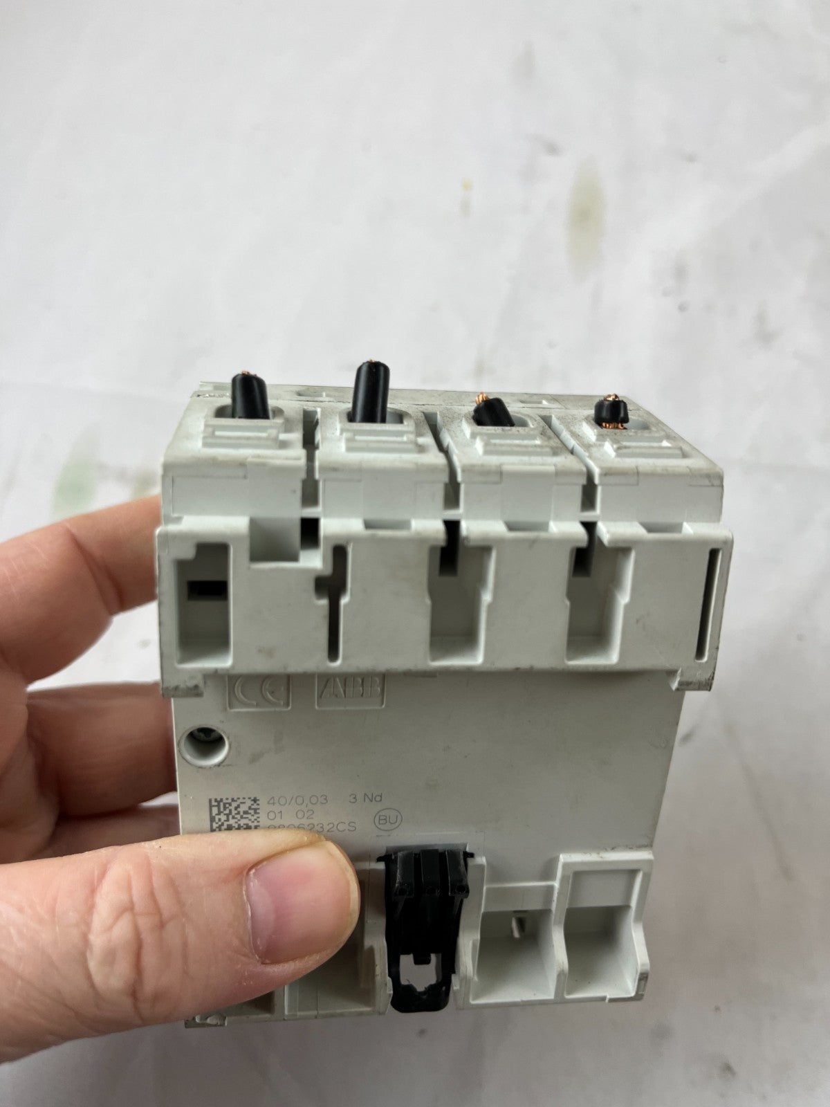 ABB F204 A 40A 30mA 4-Pole RCCB RCD Residual Current Breaker Used Spare Unit