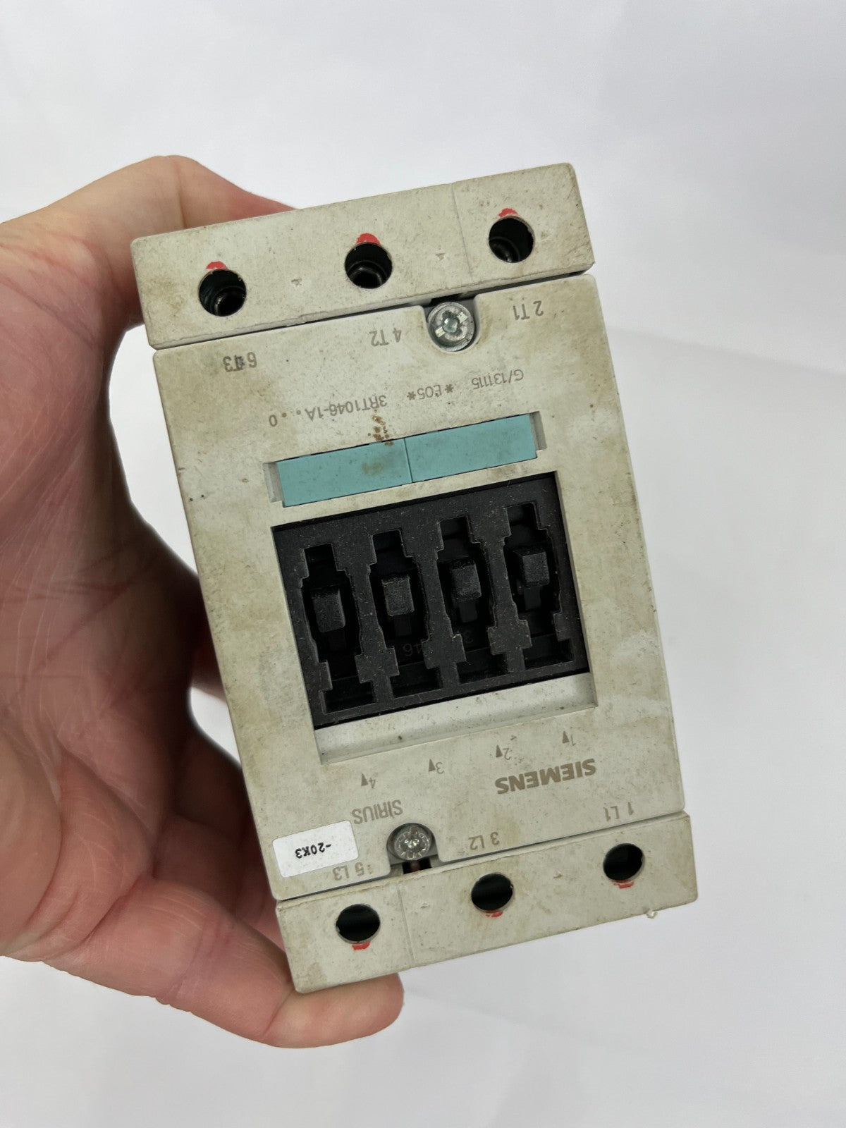 Siemens 3RT1046-1AP00 SIRIUS Power Contactor 3-Pole 95A 230V AC 45kW - Used Good