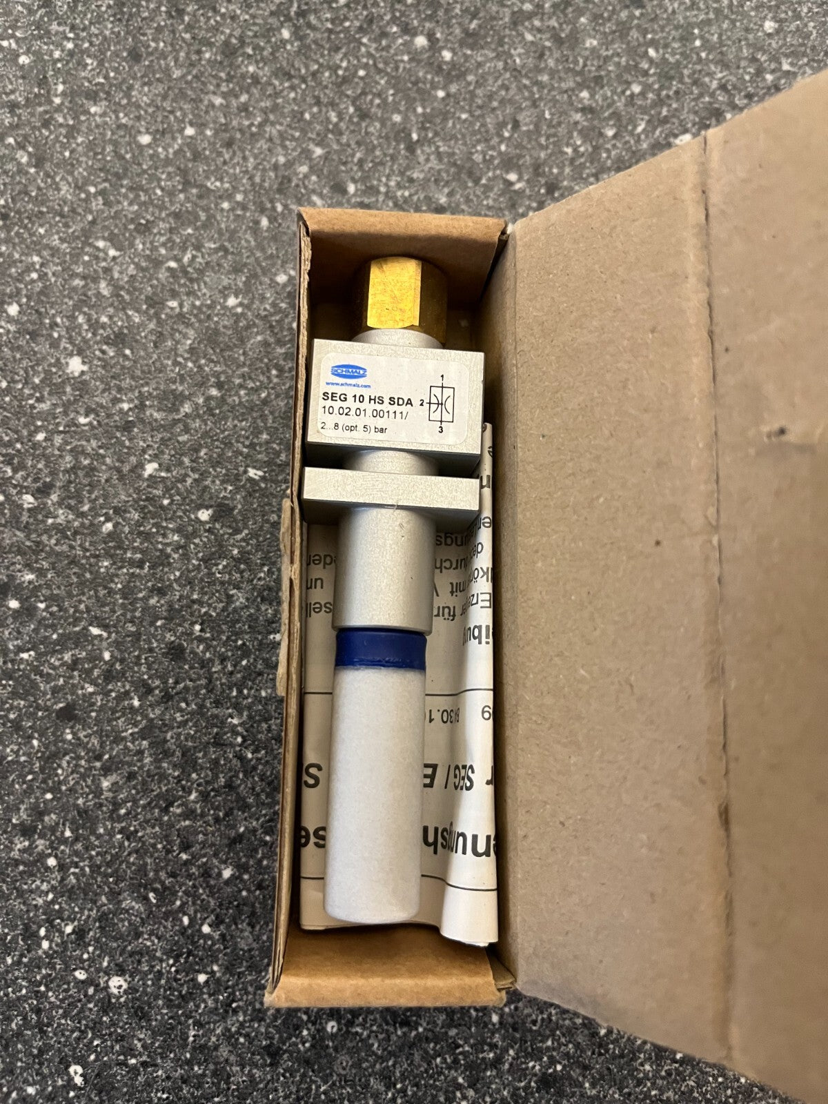 Schmalz SEG 05 HS-S SDA Vacuum Ejector with Silencer - New, Never Used