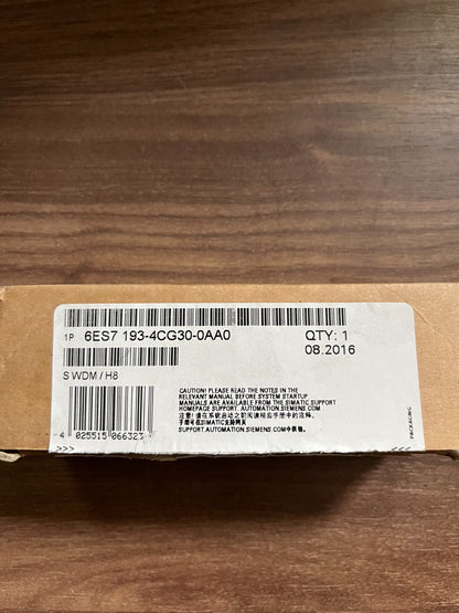 Siemens SIMATIC ET200S TM-E30C44-01 6ES7 193-4CG30-0AA0 Terminal Module New Open