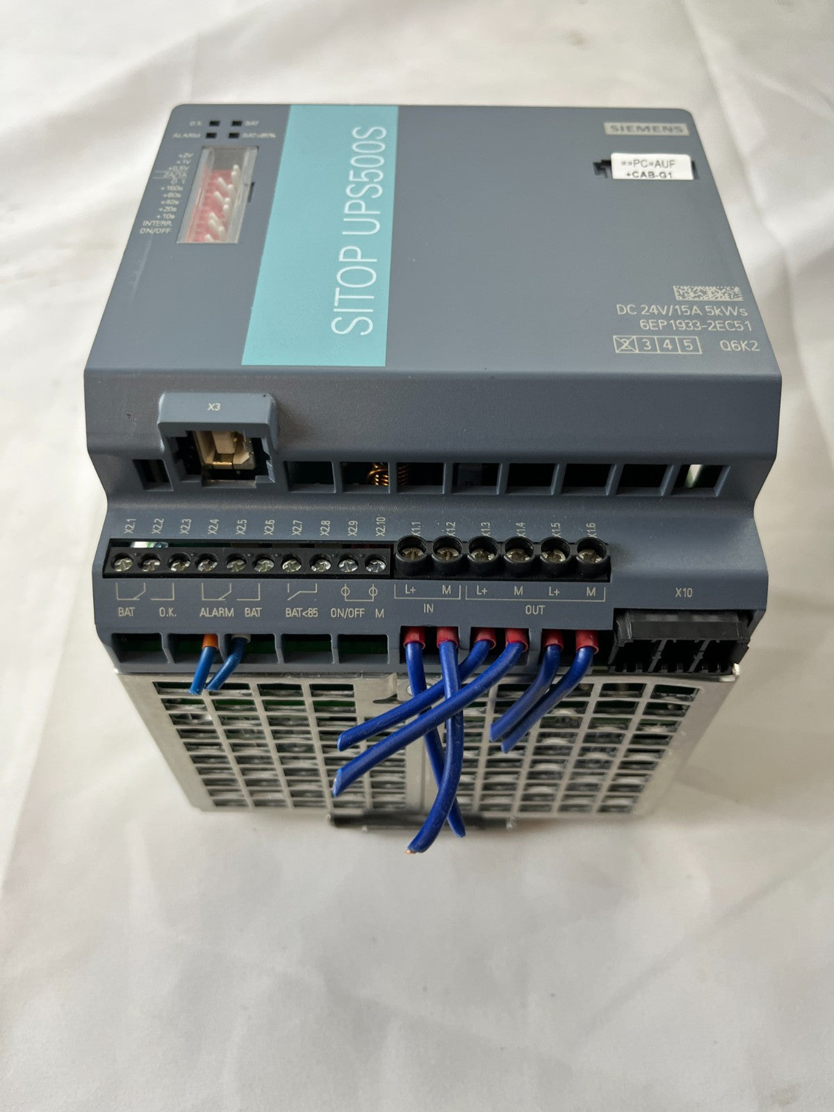 Siemens SITOP UPS500S 6EP1933-2EC51 24V 15A UPS Power Supply Tested Spare Unit