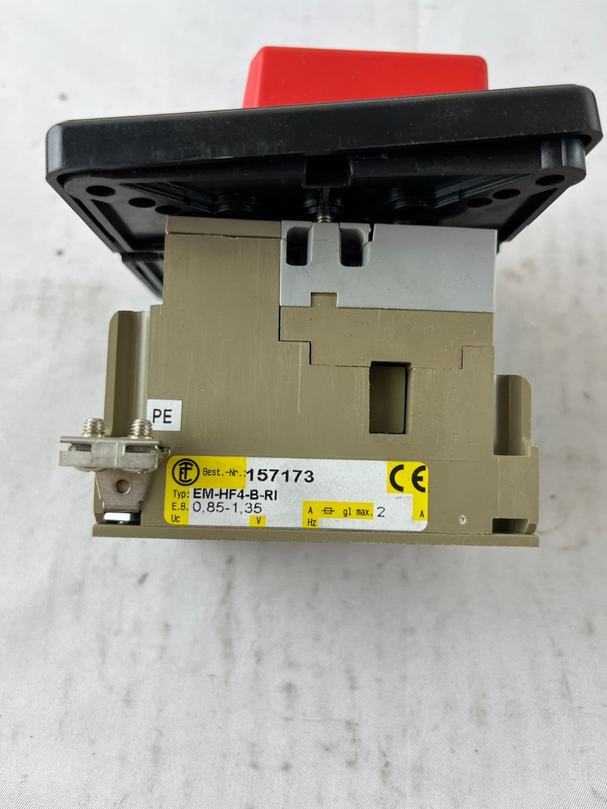 FT EM-HF4-B-RI Rotary Cam Switch Panel Mount Selector Switch Used Spare Part