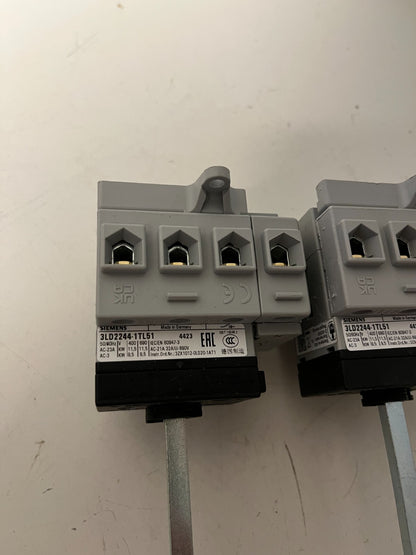 Siemens  3LD2244-1TL51 Spare Parts, Never Used - Main Switch 4 Pole, 32A