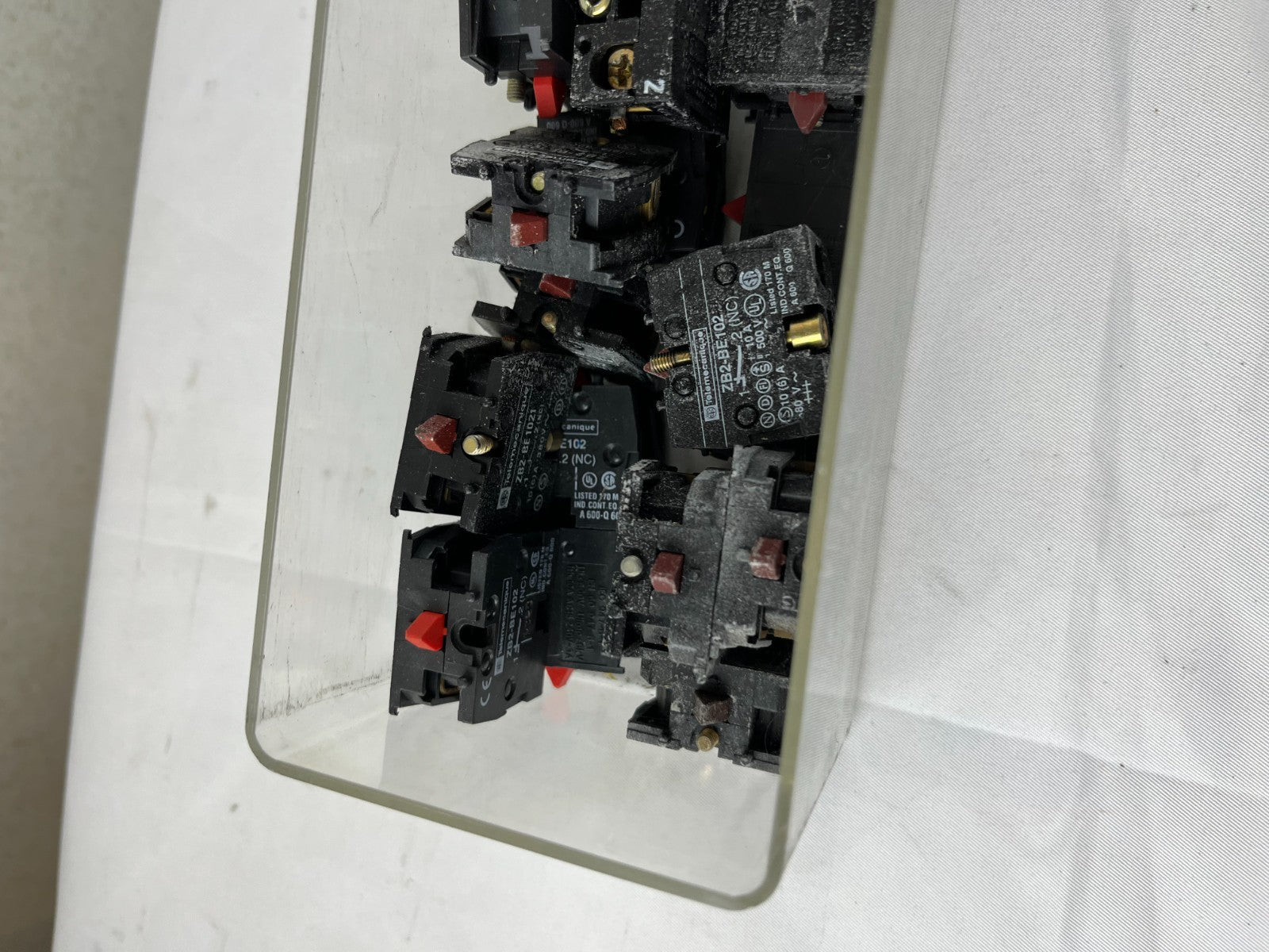 Mixed Lot Telemecanique ZB2-BE102 NC Contact Blocks 22mm Used Spare Parts