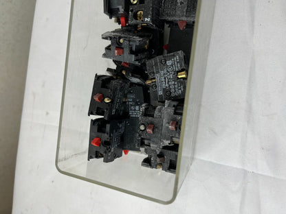 Mixed Lot Telemecanique ZB2-BE102 NC Contact Blocks 22mm Used Spare Parts