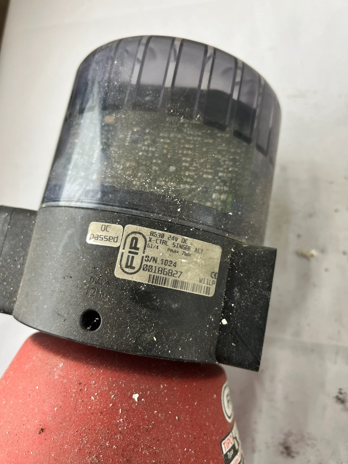 FIP VVM/NC Pneumatic Diaphragm Valve DN25 PN10 EPDM Smart Positioner Used Spare