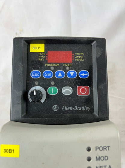 Allen-Bradley 22B-D6P0N104 PowerFlex 40 AC Drive 2.2kW 3HP 480V VFD Used Spare