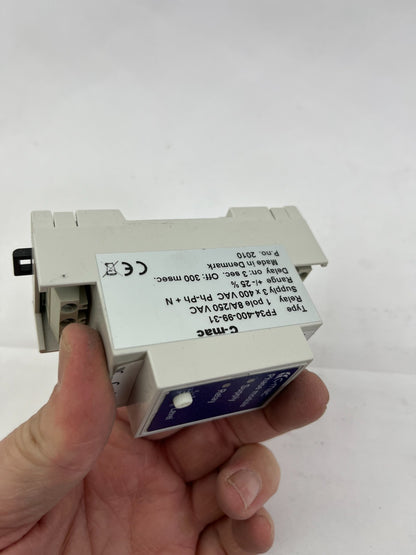 C-mac FP34-400-99-31 3-Phase Voltage & Sequence Monitoring Relay 400VAC New