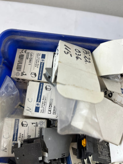 Telemecanique ABB Auxiliary Contact Blocks Mixed Lot LA1DN11 LA1DN02 CA5