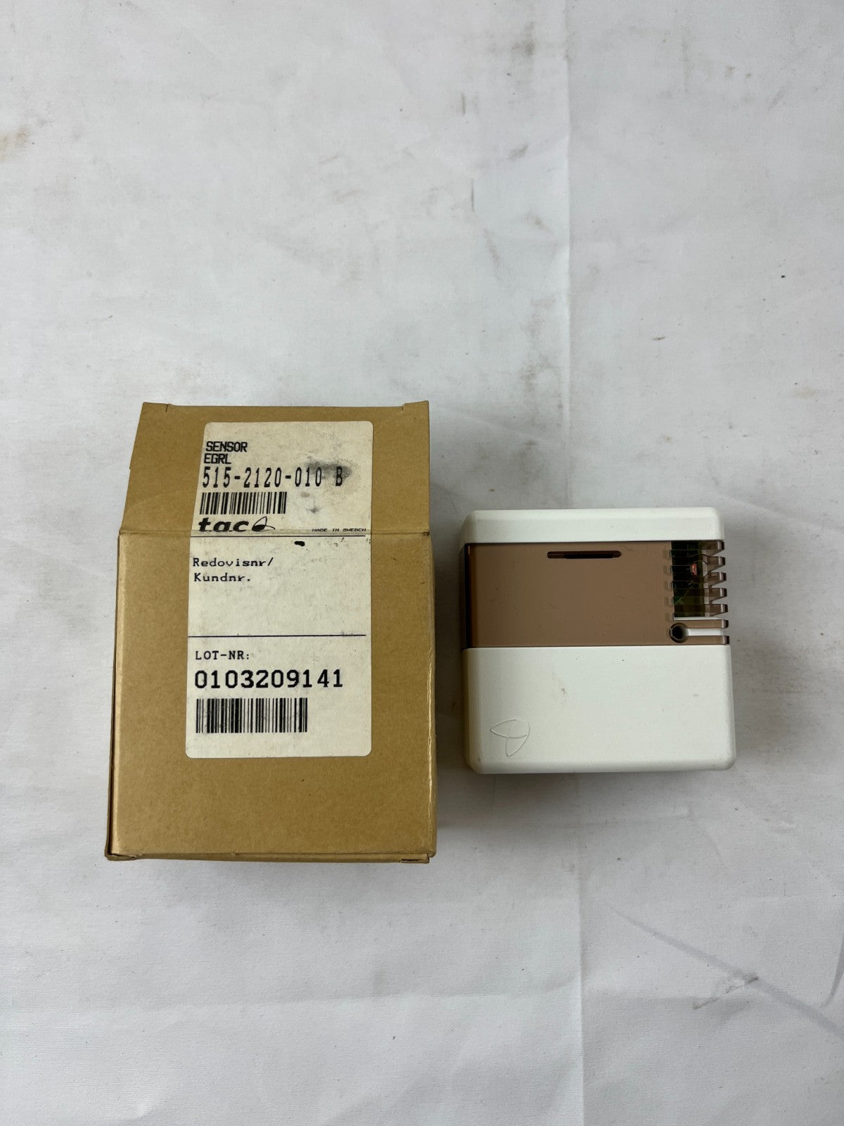 TAC EGRL Sensor 515-2120-010B Room Temperature Sensor New Sweden Spare Unit