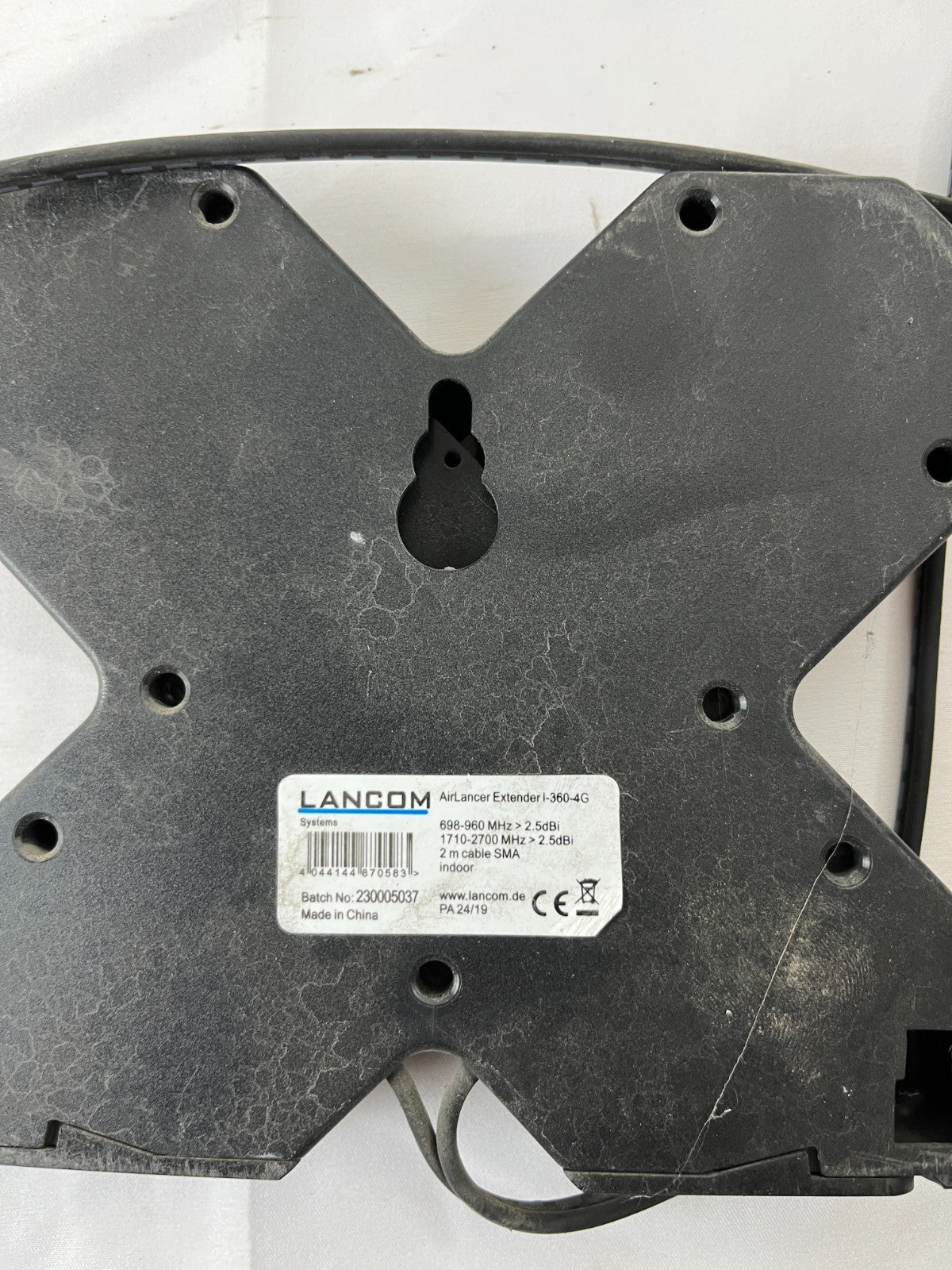Lancom AirLancer Extender I-360-4G Indoor LTE 4G MIMO Antenna 2m SMA Used Spare