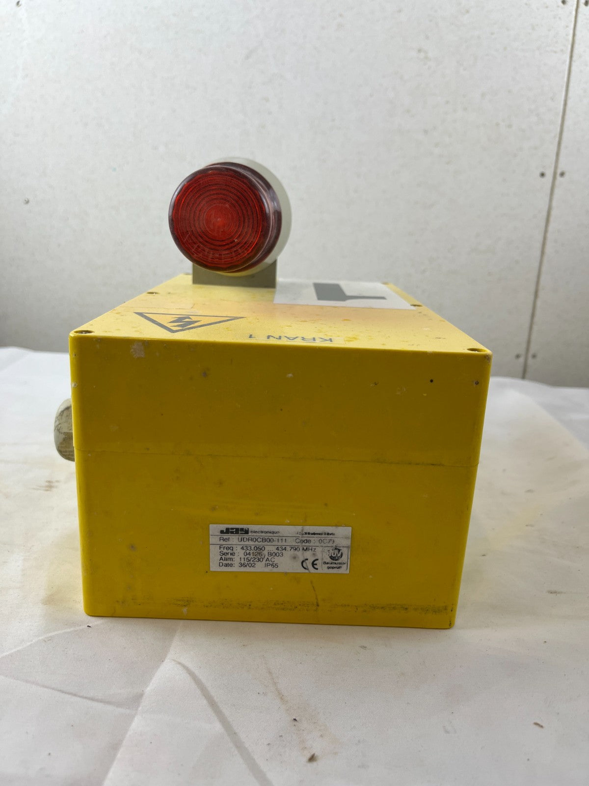J2M UROCB00-111 Crane Radio Receiver 433MHz IP65 Werma Beacon Untested Spare