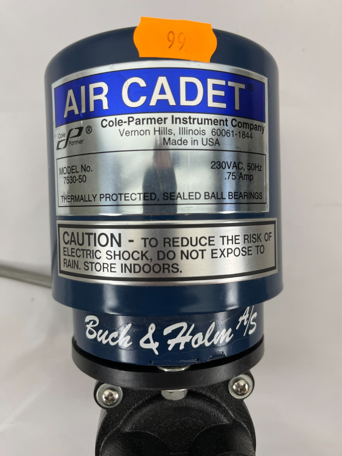 Cole-Parmer AIR CADET 7530-50 Vacuum Pressure Pump 230V Automation Lab