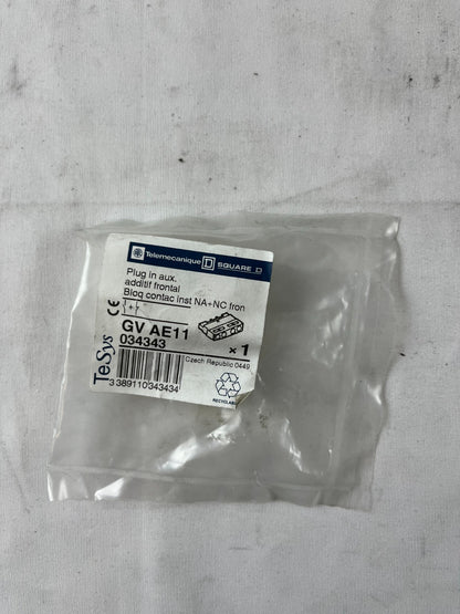 Telemecanique GVAE11 Auxiliary Contact Block 1NO+1NC GV AE11 New Unit
