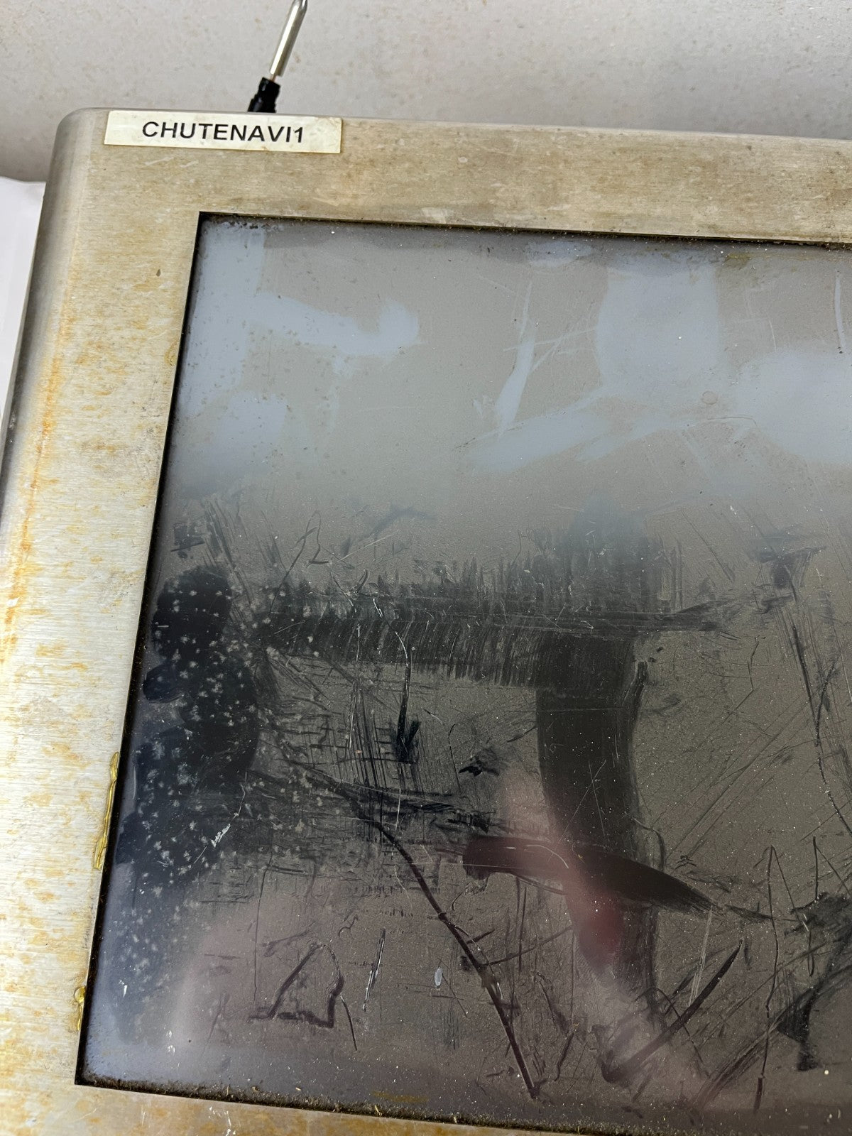 Marine HMI Touchscreen Display Panel Stainless Steel Outdoor Enclosure Used Unit