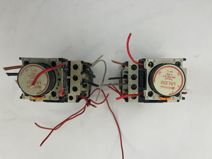 Telemecanique 40A AC Contactor + LA2 DS2 Pneumatic Time Delay Bundle – 2 Units