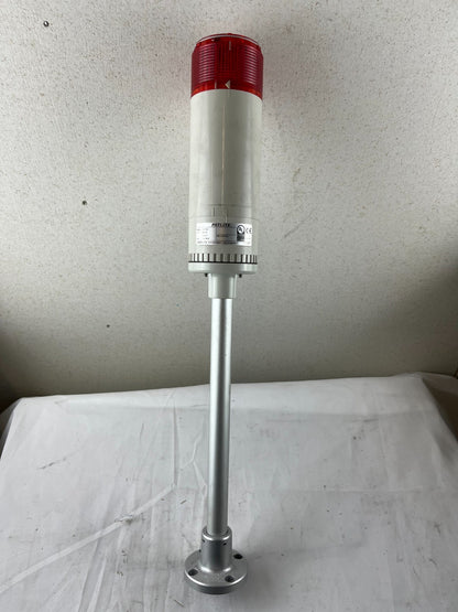 Patlite LU7-02 LED Signal Tower Light Red 24V DC Pole Mount UL CE NEW IP65