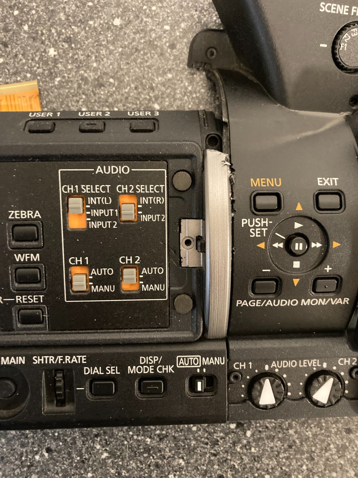 Panasonic AG-HPX250EJ P2 HD Camera Spare Part Control Panel Assembly