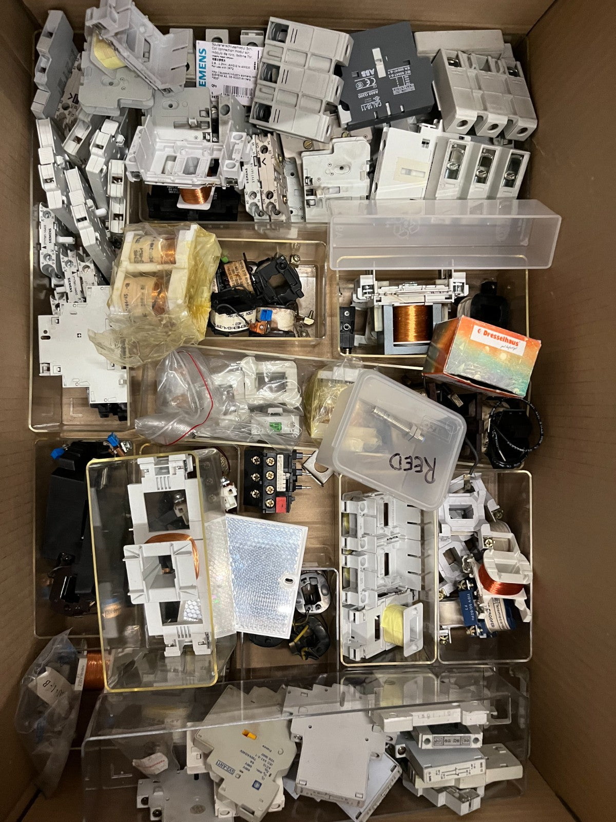 Mixed Lot Siemens & Dresselhaus Industrial Control Parts Coils Contacts Blocks
