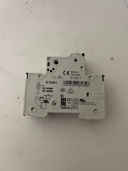Siemens 5SY41 MCB C6 1P+Aux 6A Miniature Circuit Breaker 230/400V Used Spare