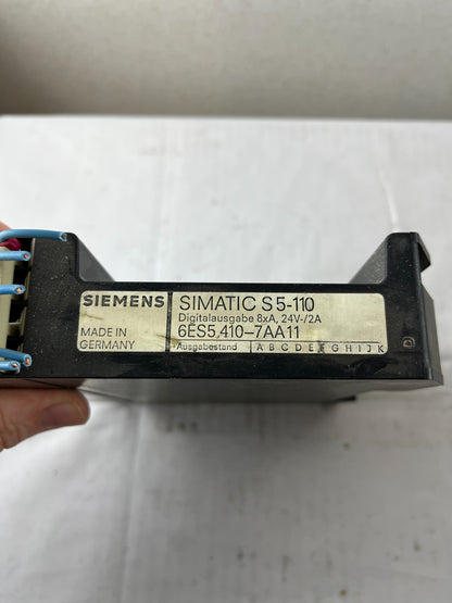 Siemens SIMATIC S5‑110 Digital Output Module 6ES5 410‑7AA11 Used Spare Part