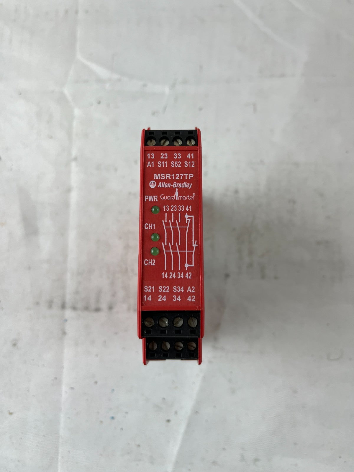Allen Bradley Guardmaster MSR127TP Safety Relay 230VAC 3NO+1NC USED 440R‑N23130