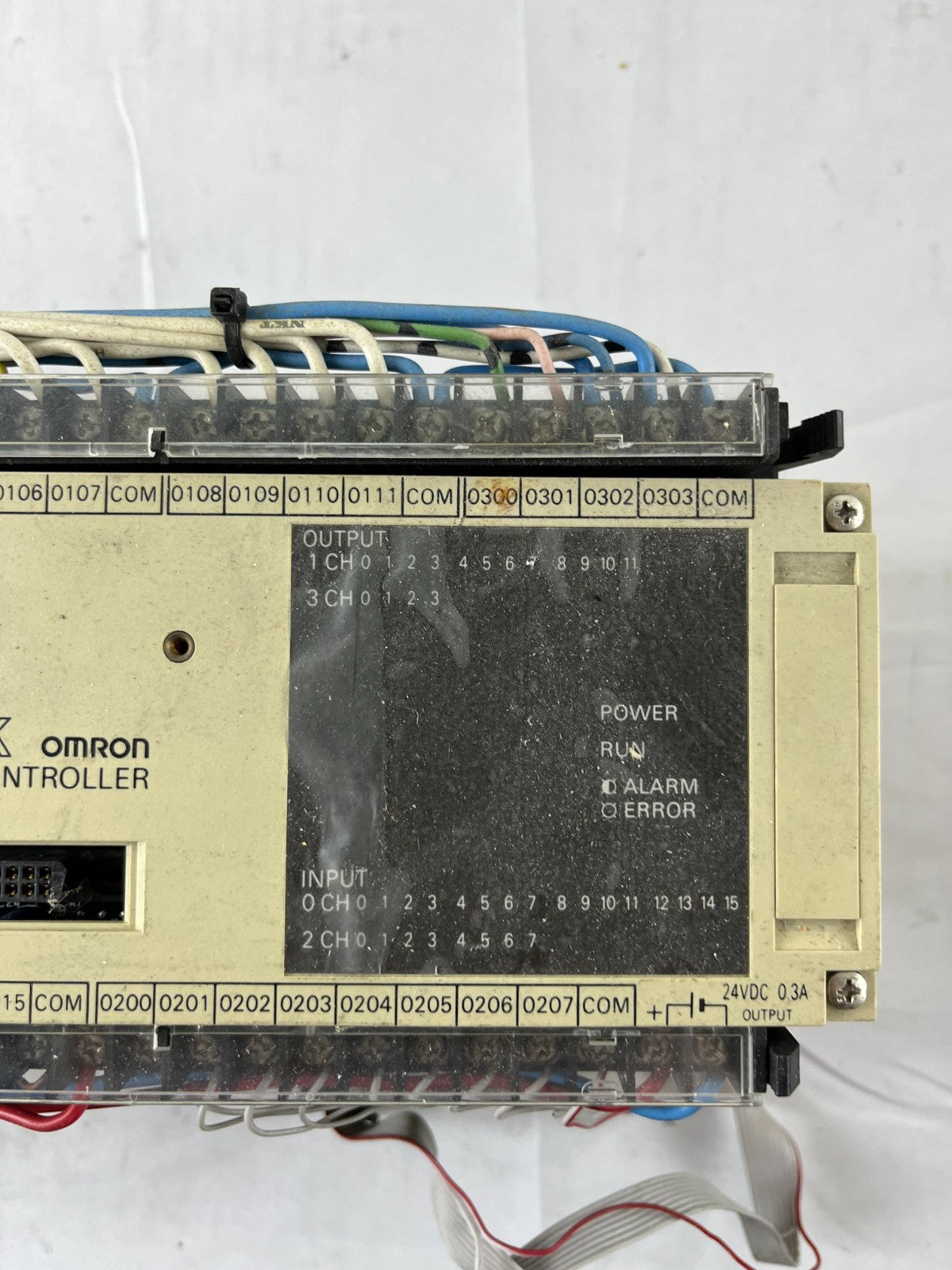 Omron Sysmac C40K C40K-CDR-A Programmable Controller 24VDC I/O 100–240VAC Used