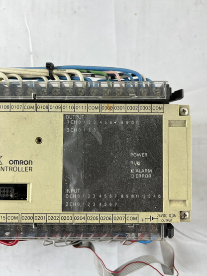 Omron Sysmac C40K C40K-CDR-A Programmable Controller 24VDC I/O 100–240VAC Used