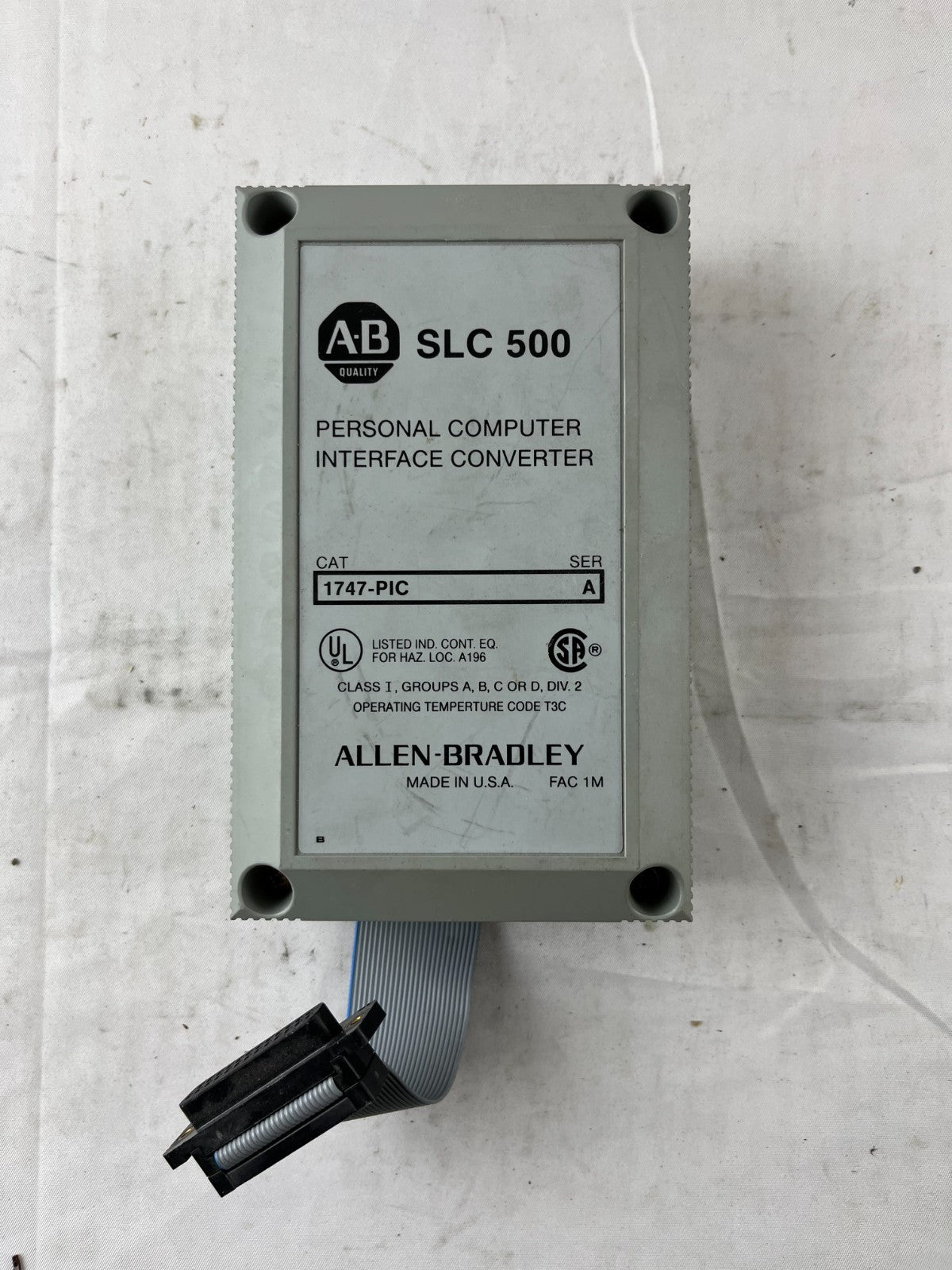 Allen-Bradley 1747-PIC SLC 500 Personal Computer RS-232 to DH-485 Interface