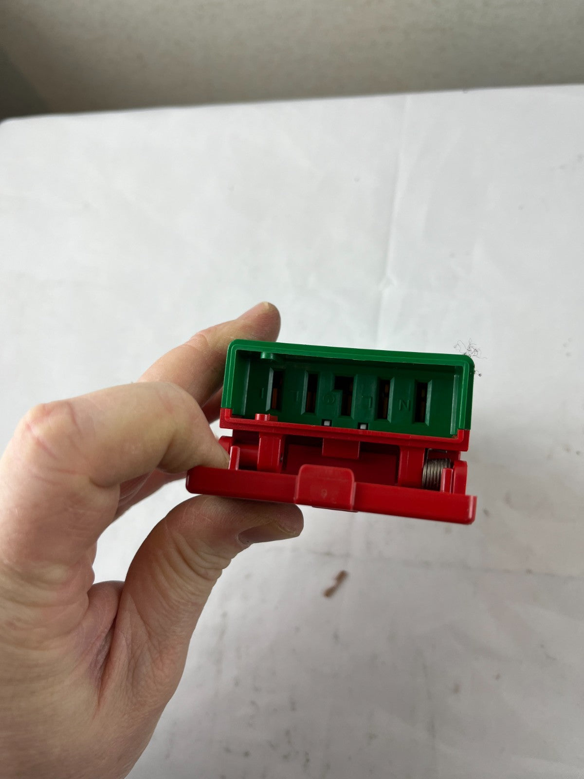 Lauritz Knudsen LK 16A 440V IP44 Industrial Plug Connector Red Used Spare