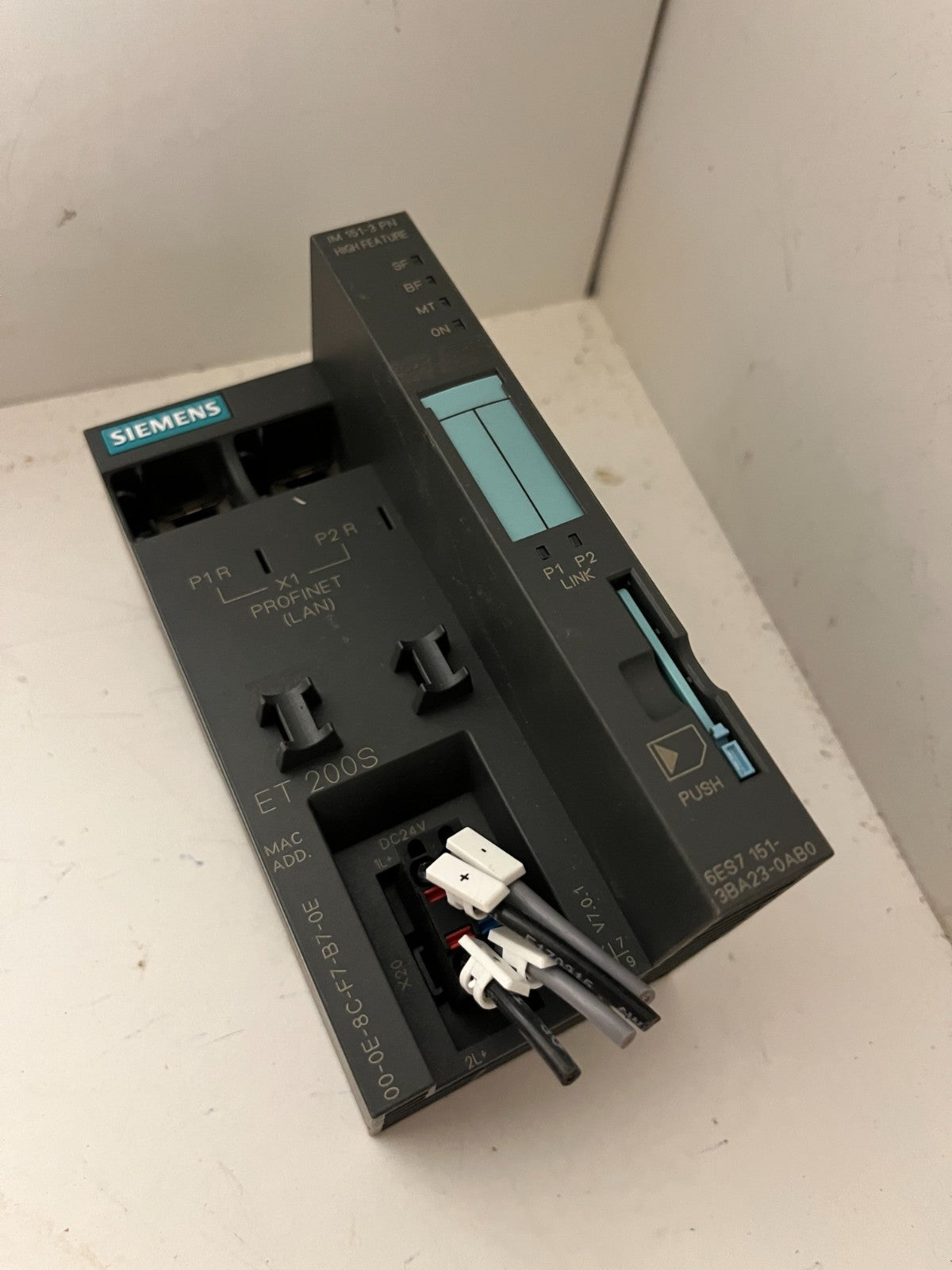 Siemens ET200S IM 151-3 PN 6ES7 151-3BA23-0AB0 High Feature Profinet Used Tested