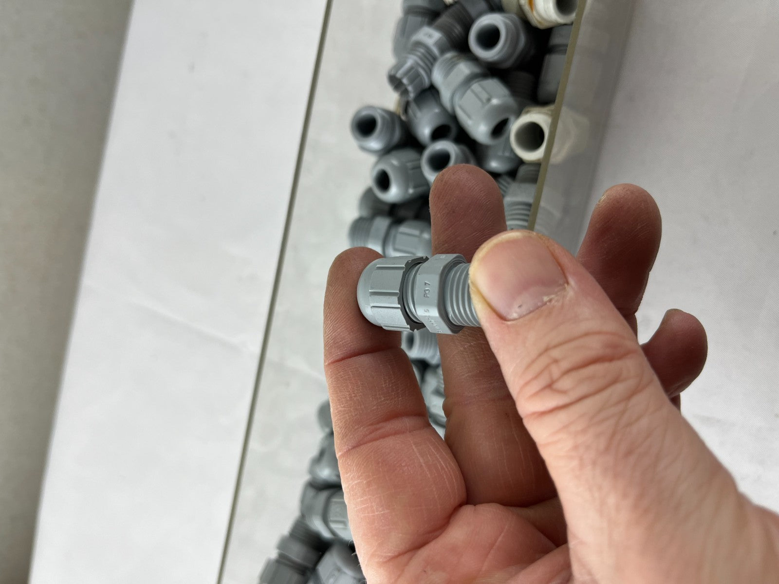 LAPP SKINTOP ST PG7 Cable Glands Polyamide Gray Lot Bundle Aprox 100 pcs Used