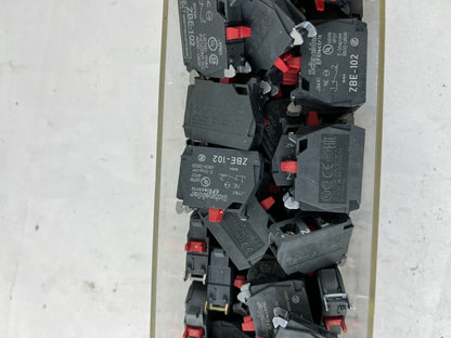 Schneider Electric ZBE102 Harmony XB4/XB5 Contact Blocks 1NC Screw Clamp Bundle