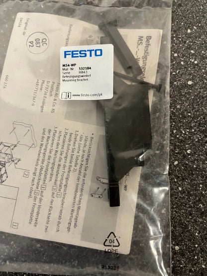 Festo MS4-WP Mounting Bracket Kit 532184 - New, Sealed