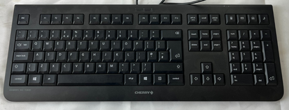 Cherry KC 1000 USB Keyboard JK-0800GB-2 UK Layout Black Wired Used Spare