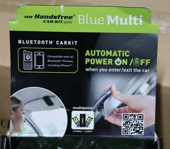 Mr. Handsfree Blue Multi Bluetooth® Handsfree Car Kit - Multipoint Technology
