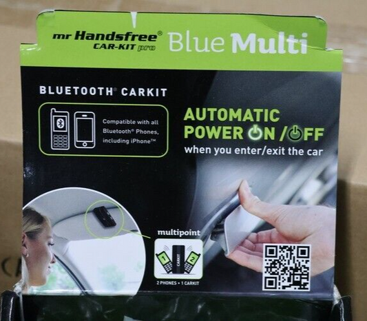 Mr. Handsfree Blue Multi Bluetooth® Handsfree Car Kit - Multipoint Technology